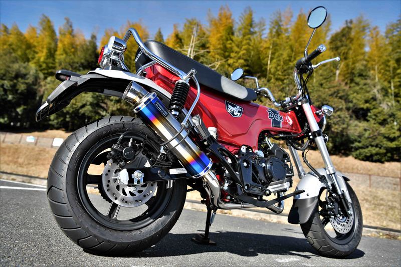 BEAMS G1026-53-007 DAX125 ダックス8BJ-JB06 R-EVO チタンサイレンサー ビームス マフラー_7