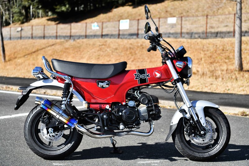 BEAMS G1026-53-007 DAX125 ダックス8BJ-JB06 R-EVO チタンサイレンサー ビームス マフラー_8