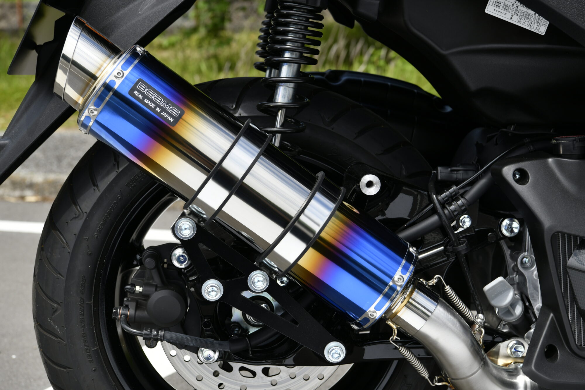 BMS-R BEAMS G279-54-007 N-MAX155 8BK-SG92J R-EVO2 ヒートチタン