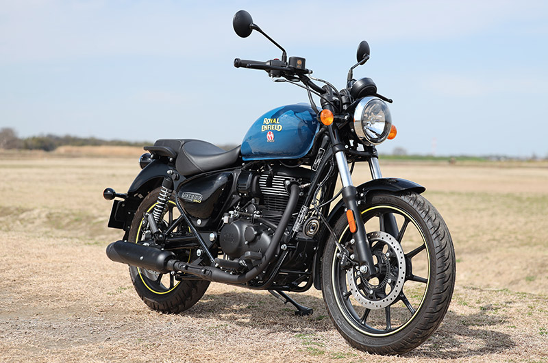 SP TADAO SP忠男マフラー ROYAL ENFIELD 2022~METEOR350 (ME3EMJ15) POWERBOXナロータイプ ブラックエディション CL3-PB-01_1