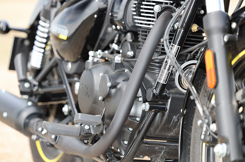 SP TADAO SP忠男マフラー ROYAL ENFIELD 2022~METEOR350 (ME3EMJ15) POWERBOXナロータイプ ブラックエディション CL3-PB-01_3