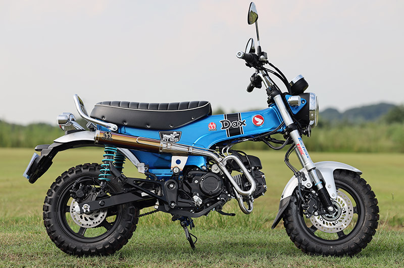 SP TADAO SP忠男マフラー HONDA 24~ Dax125(8BJ-JB06)PURESPORT チタンブルー フルエキ DAX-PS-13_2