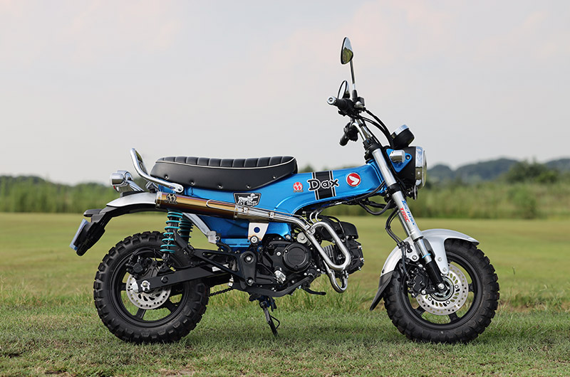 SP TADAO SP忠男マフラー HONDA 24~ Dax125(8BJ-JB06)PURESPORT チタンブルー フルエキ DAX-PS-13_7