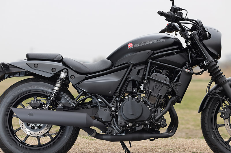 SP TADAO SP忠男 マフラー EL4-PB-06 24~ELIMINATOR/SE (8BL-EL400A) POWERBOX ショートインナーBOXタイプの画像
