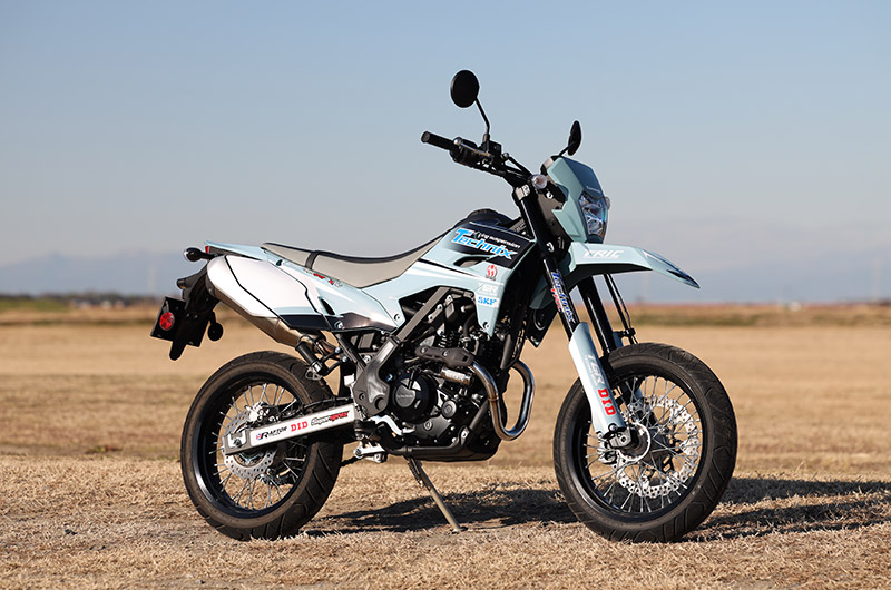 SP TADAO SP忠男マフラー 25~KLX230SM (8BK-LX232A) POWERBOXパイプ KL2-PB-11の画像