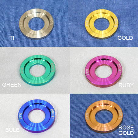 PROTI 64チタン KAWASAKI Ninja ZX-10R ナンバープレート用セット 6PCS