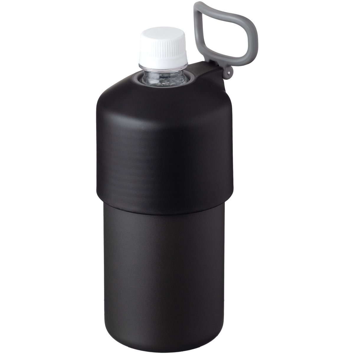 ペットボトルホルダー ボトルインボトル 500ml 650ml 保冷 保温 真空断熱 水筒 ステンレス 折りたたみ ハンドル付 キズ付きにくい ボトルクーラー カバー ABIB-E | Atlas（キッチン、日用品） | 07