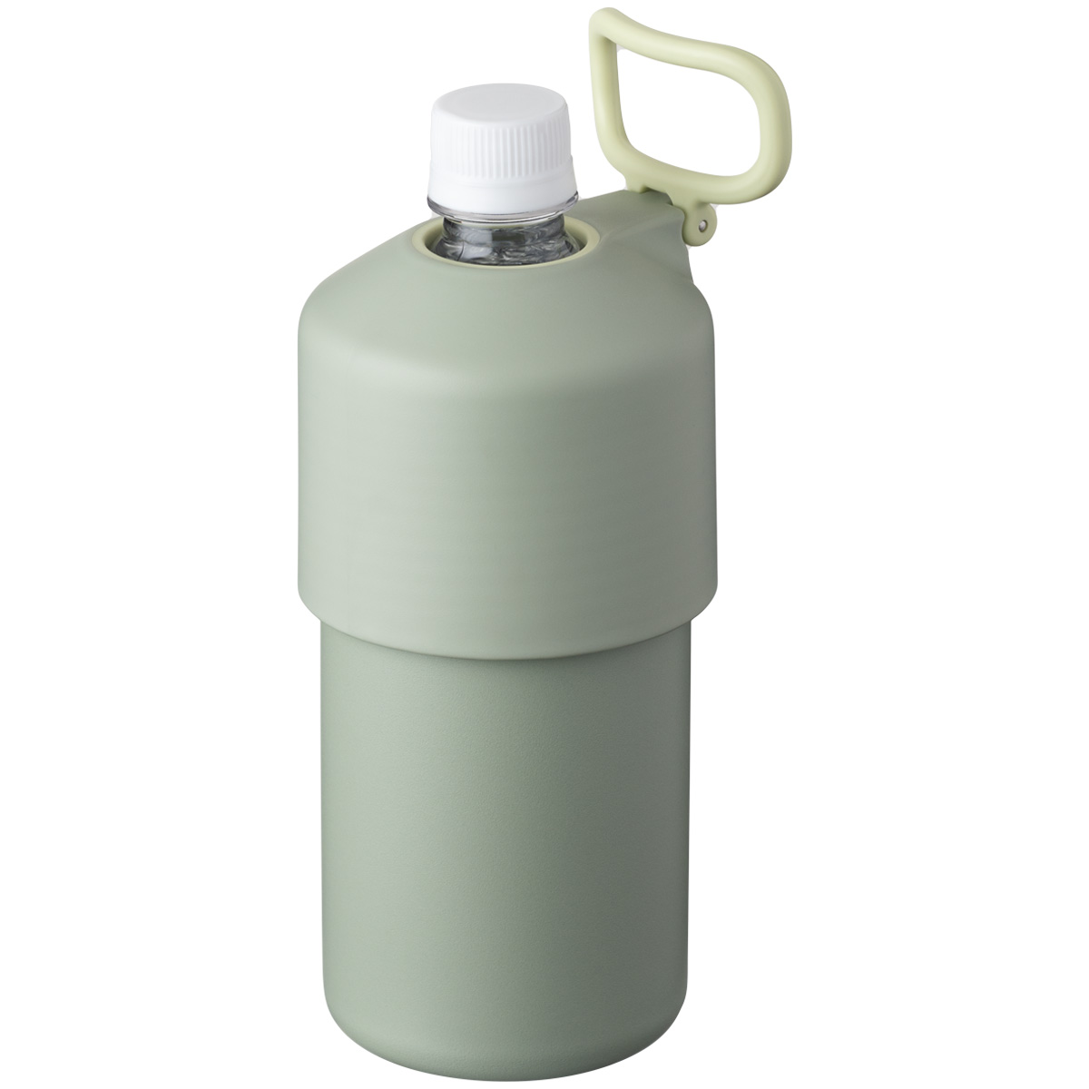 ペットボトルホルダー ボトルインボトル 500ml 650ml 保冷 保温 真空断熱 水筒 ステンレス 折りたたみ ハンドル付 キズ付きにくい ボトルクーラー カバー ABIB-E | Atlas（キッチン、日用品） | 13