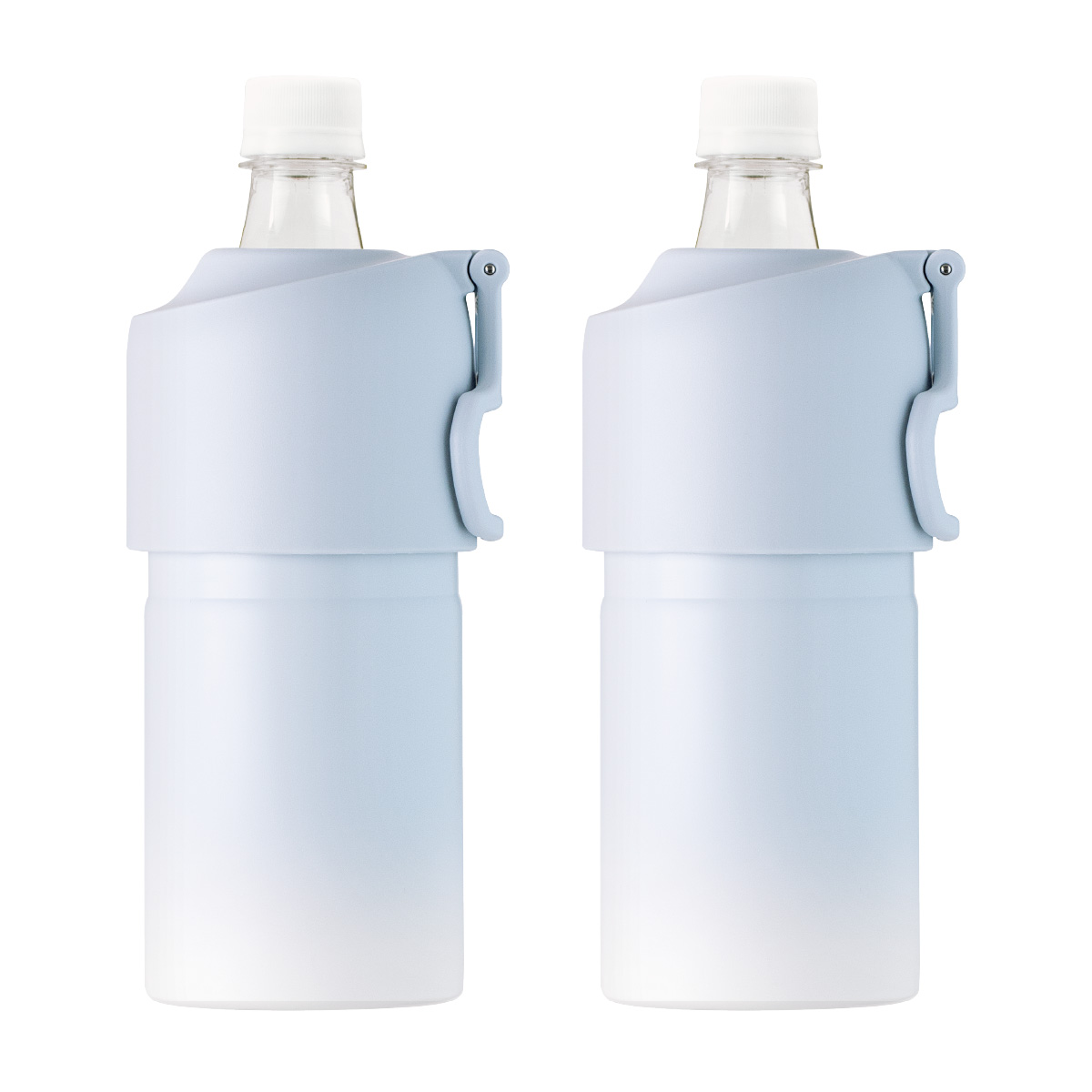 選べる2個セット ペットボトルホルダー ボトルインボトル 500ml 650ml 保冷 真空断熱 水筒 ステンレス 折りたたみ ハンドル付き キズ付きにくい ABIB-EG-2P | Atlas（キッチン、日用品） | 10