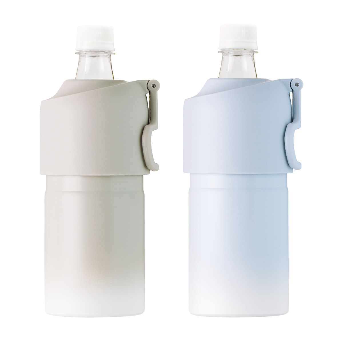 選べる2個セット ペットボトルホルダー ボトルインボトル 500ml 650ml 保冷 真空断熱 水筒 ステンレス 折りたたみ ハンドル付き キズ付きにくい ABIB-EG-2P | Atlas（キッチン、日用品） | 04