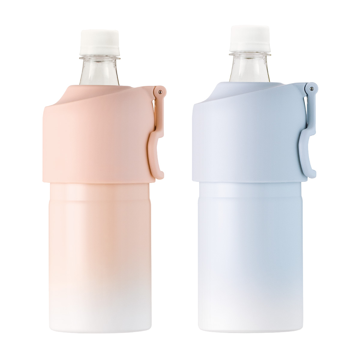 選べる2個セット ペットボトルホルダー ボトルインボトル 500ml 650ml 保冷 真空断熱 水筒 ステンレス 折りたたみ ハンドル付き キズ付きにくい ABIB-EG-2P | Atlas（キッチン、日用品） | 07