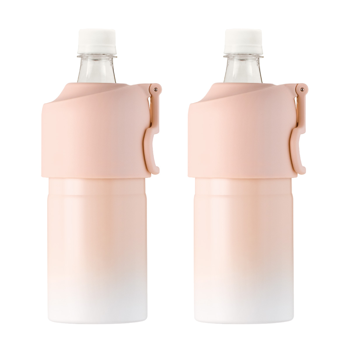 選べる2個セット ペットボトルホルダー ボトルインボトル 500ml 650ml 保冷 真空断熱 水筒 ステンレス 折りたたみ ハンドル付き キズ付きにくい ABIB-EG-2P | Atlas（キッチン、日用品） | 05