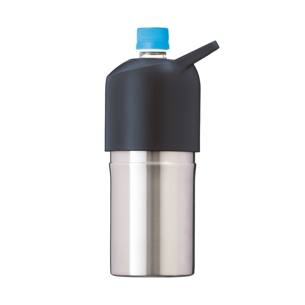 ペットボトルホルダー ボトルインボトル 500ml 700ml 保冷 真空断熱 ステンレス 大容量 ...
