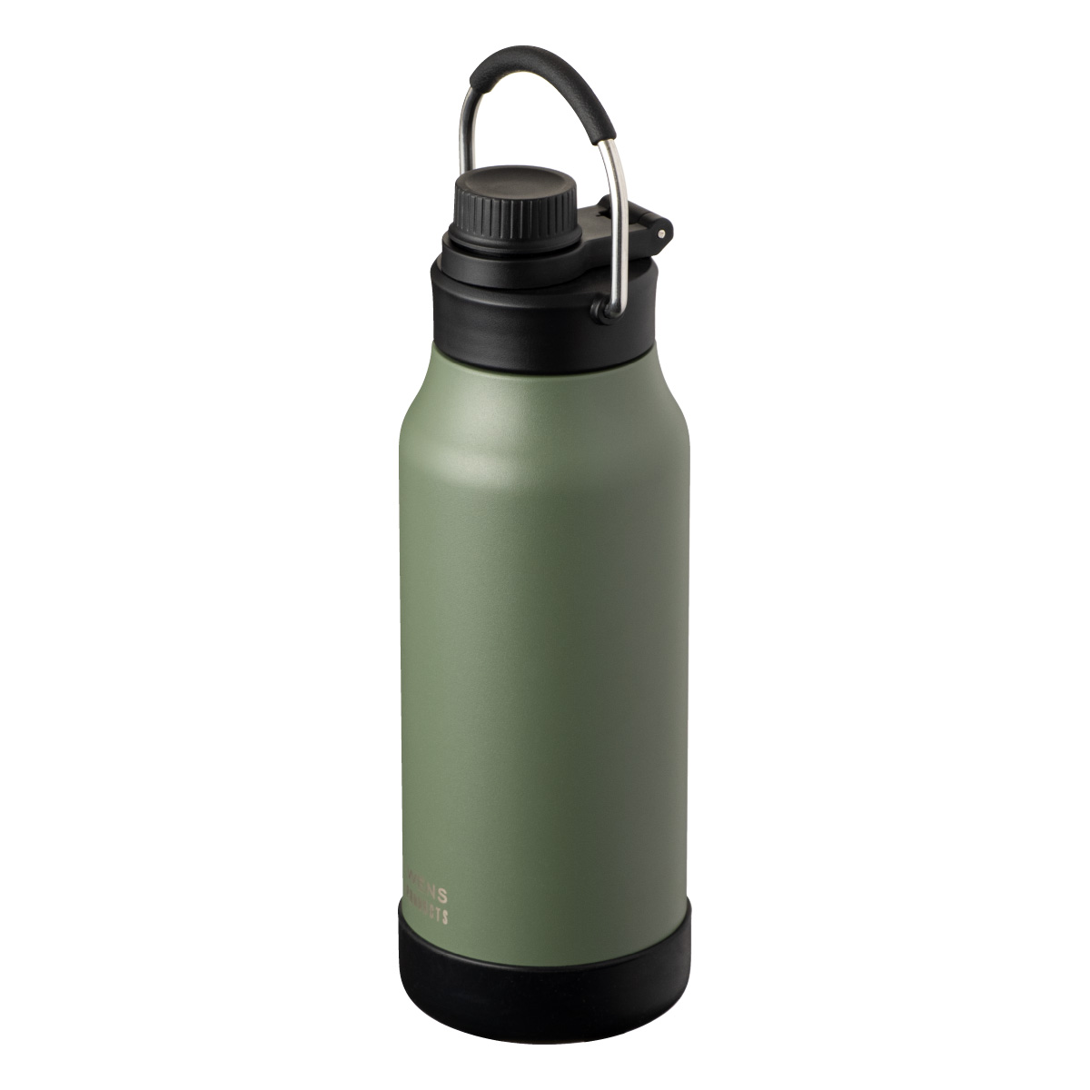 WENS 水筒 1リットル 1L 保冷 直飲み ステンレス ハンドル付き