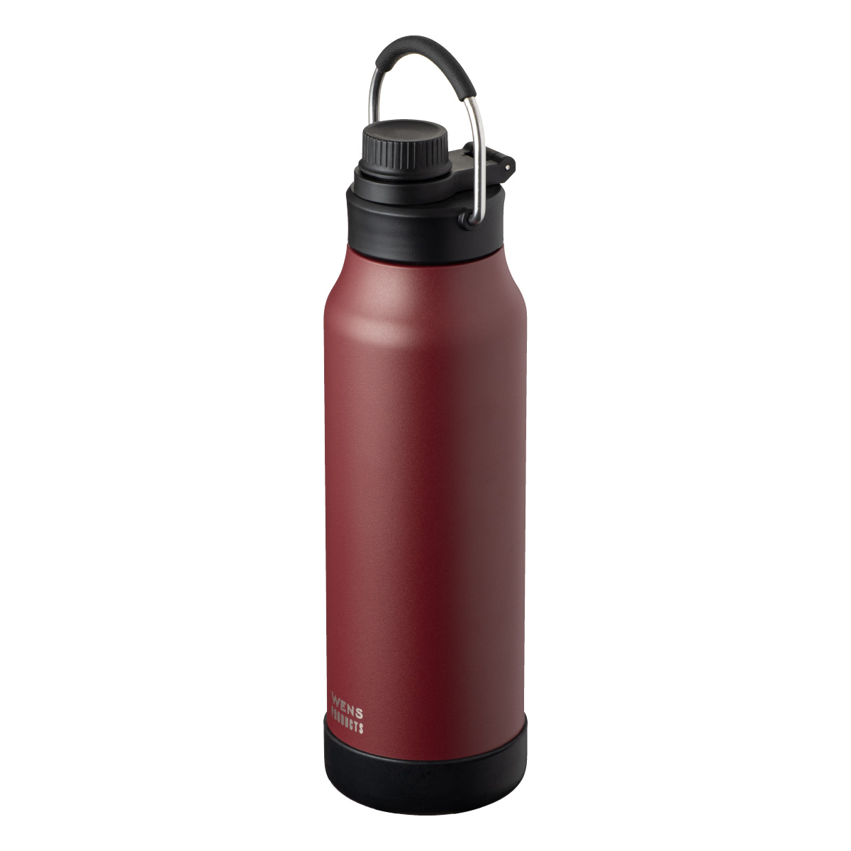 WENS 水筒 1.2リットル 1.2L 保冷 直飲み ステンレス ハンドル付き