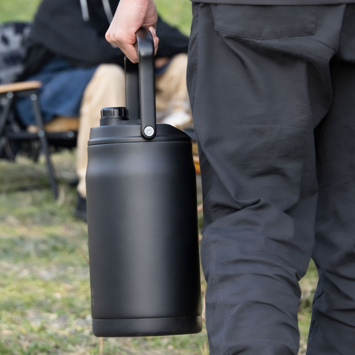 アイスコンテナ ウォータージャグ 2.3L 保冷 真空断熱 ステンレス アウトドア キャンプ 氷 持ち運び 大容量 広口 キズ付きにくい ウェンズプロダクツ AWJB-A2300 | WENS | 17