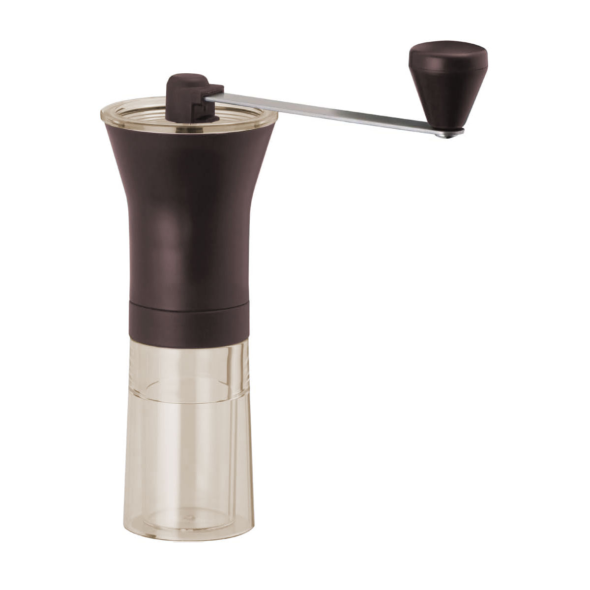 Atlas コーヒーミル 手動 手挽き セラミック 臼式 透明 小型 スリム