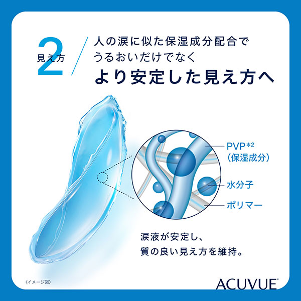 コンタクトレンズ 1DAY ワンデーアキュビューモイスト90枚×2箱 送料無料 1日使い捨て コンタクトレンズ コンタクト ワンデー / 1day | ACUVUE | 03