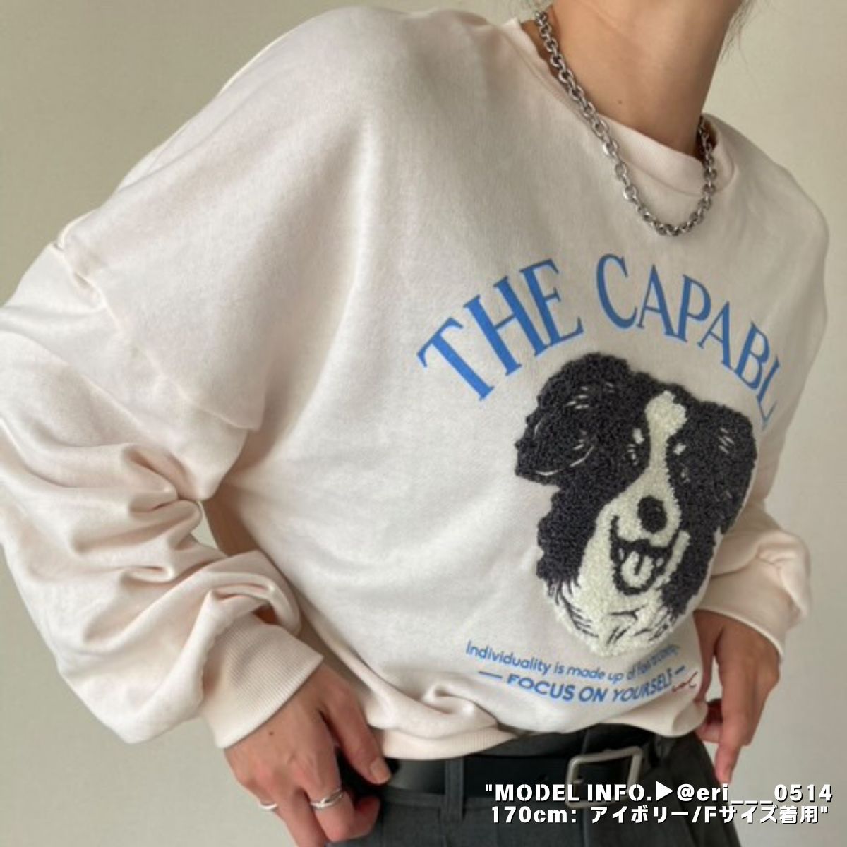 Belle Cie スウェット トップス レディース プルオーバー トレーナー