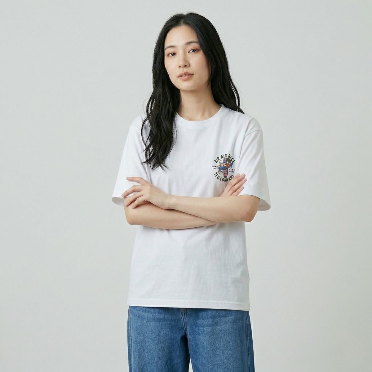 Belle Cie（ベルシー） Tシャツ 半袖 5分袖 レトロ アメカジ バック 