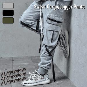スウェット カーゴ ジョガーパンツ メンズ ボトムス ストリートファッション