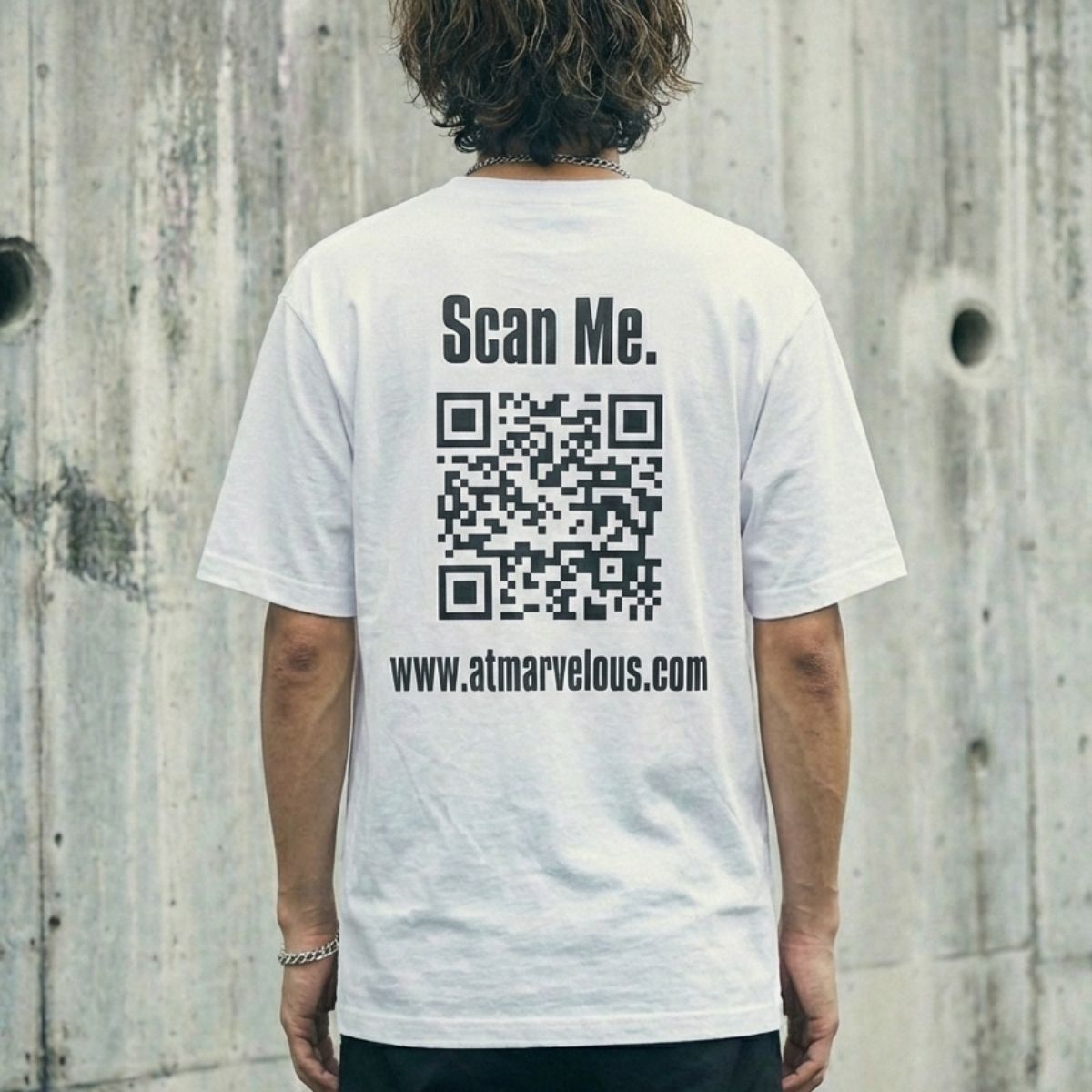 At Marvelous（アットマーベラス） ロゴ プリント Tシャツ メンズ 