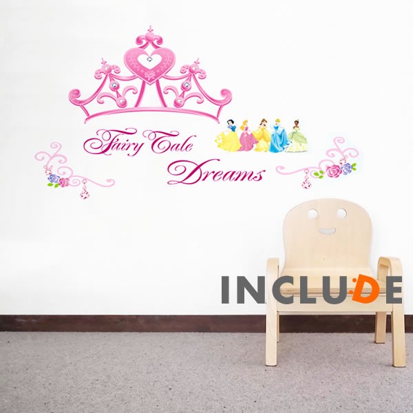 ウォールステッカー クラウン 髪飾り プリンセス 女の子 シンデレラ ピンク 壁シール 子供部屋 北欧 カフェ Cafe リビン Cznmwzkspe ウォールステッカー Yummums Hu