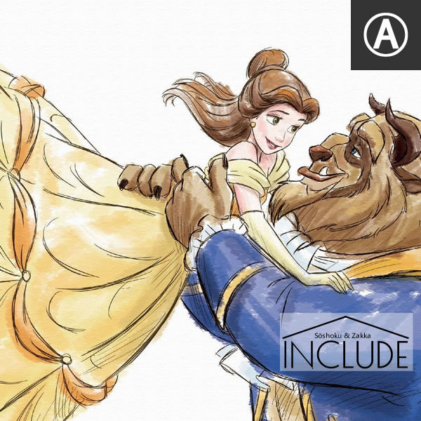 Francfranc 美女と野獣 アートパネル オンラインショップ限定】ディズニー MAGIC of CHEMISTRY / 美女
