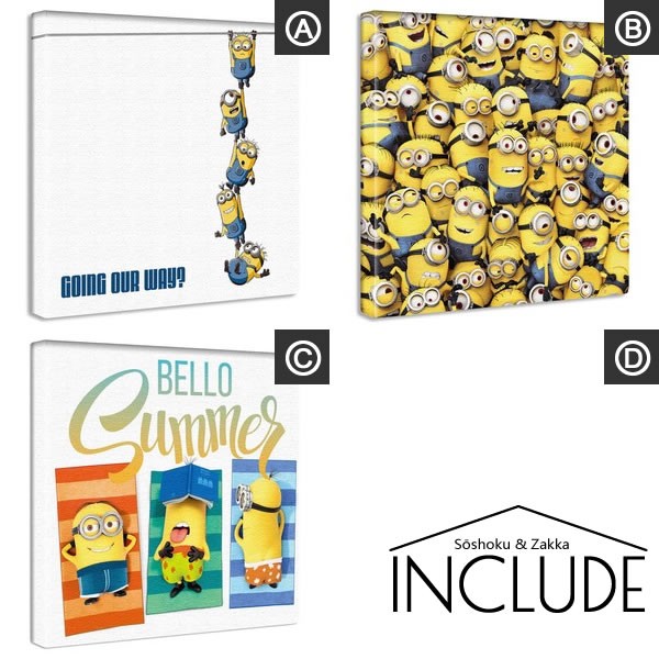 【正規輸入品】ミニオン キングボブ ミニオンズ アートパネル アートボード アートパネル ミニオンズ ミニオン Minions キャラクター ケビン