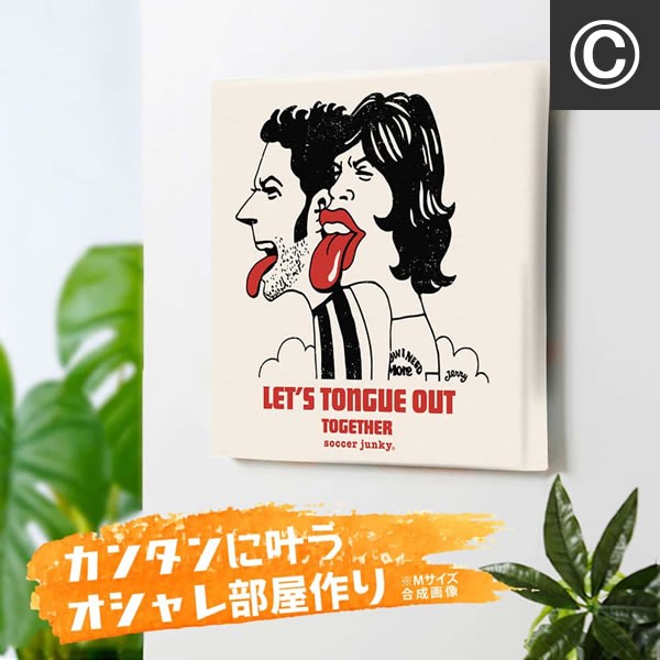 サッカージャンキー jerry アートパネル 二人の10番 左足の天才 チェ