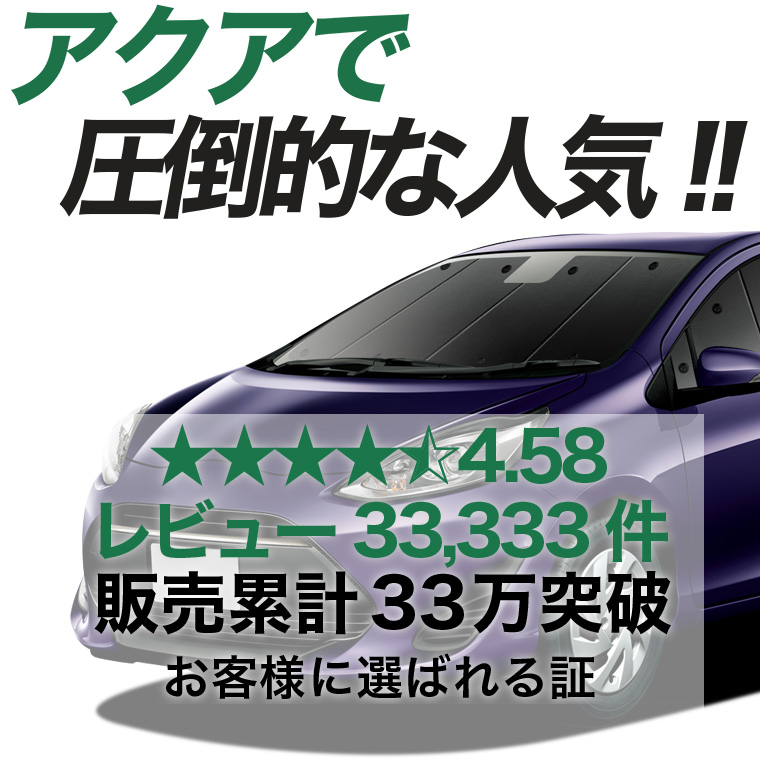 最大1000円OFF アクア NHP10系 専用 サンシェード カーテン 車中泊