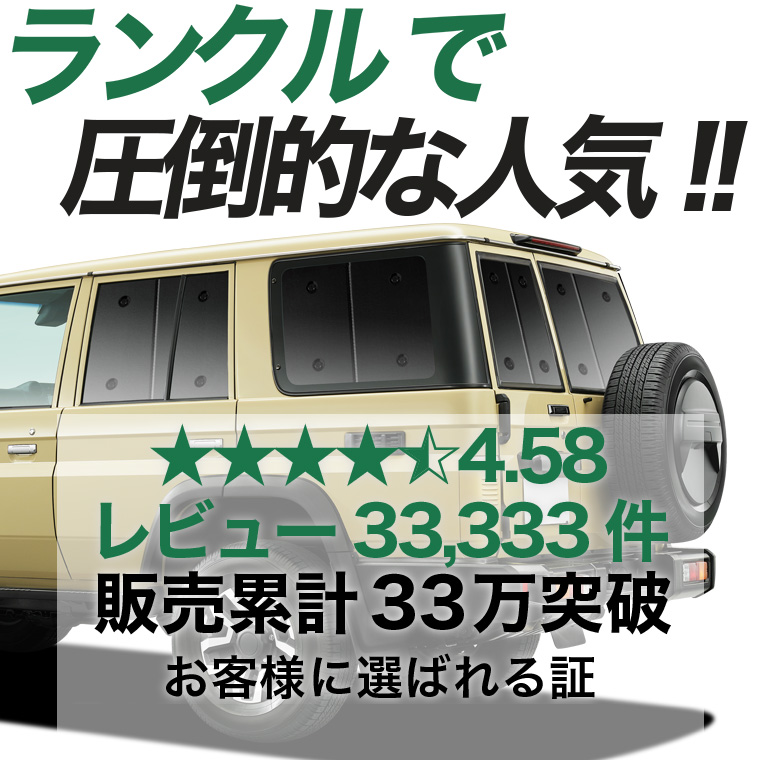秋超得500円「吸盤＋4個」 ランドクルーザー 70 系 GDJ 型 再再販 GRJ