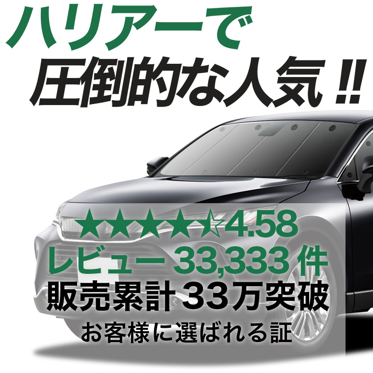 夏超得600円 新型 ハリアー 80系 MXUA80 MXUA85 専用 サンシェード