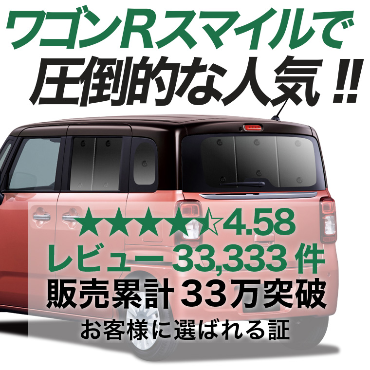 夏超得500円「吸盤＋8個」 ワゴン R スマイル MX81S 型 MX91S 専用