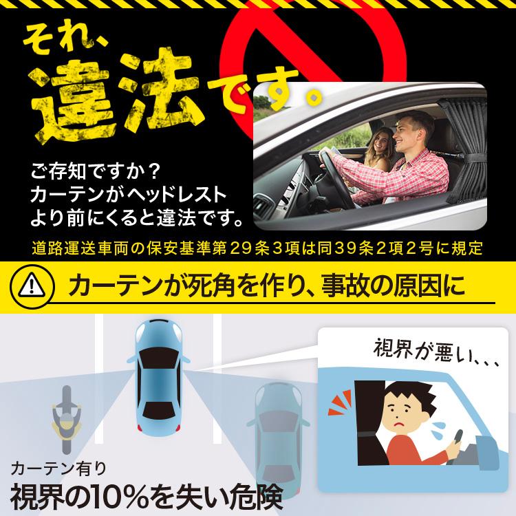 GW超得600円 eKクロススペース B34A B35A B37A B38A型 カーテン サンシェード 車中泊 グッズ プライバシーサンシェード リア｜atmys｜02