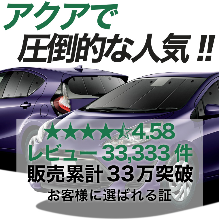 夏超得900円 アクア NHP10系 専用 サンシェード カーテン 車中泊