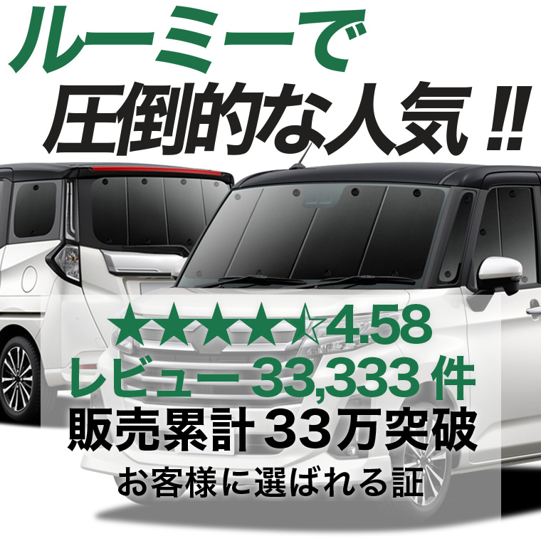 夏超得900円 ルーミー M900A/M910A系 専用 サンシェード カーテン 車