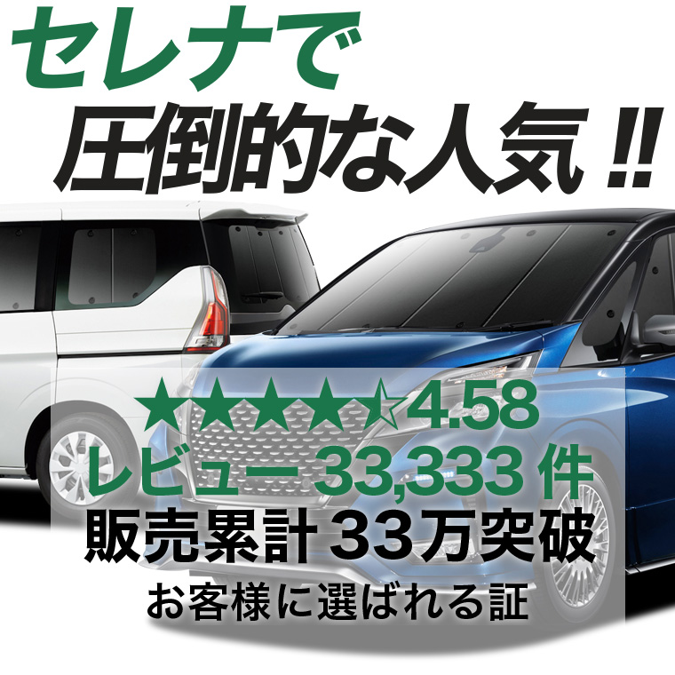 夏超得900円 セレナ C27 系 専用 サンシェード カーテン 車中泊 グッズ