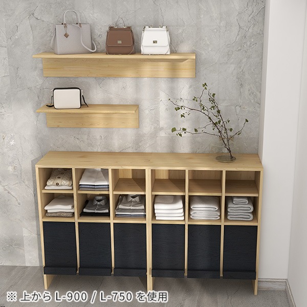 壁掛け棚 壁につける棚 本棚 能登ヒバ ディスプレイラック リモコン