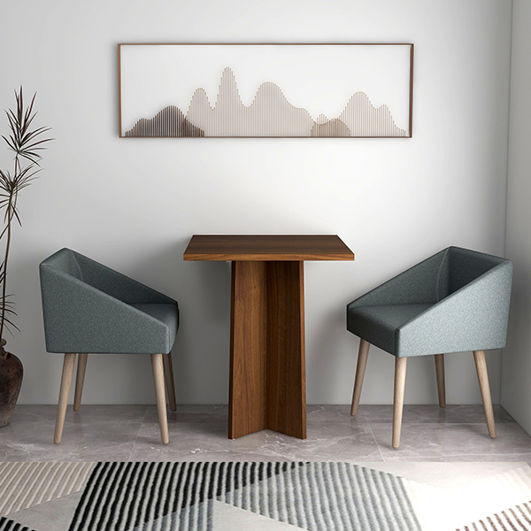 カフェテーブルセット 3点セット デスクセット テーブル チェア 椅子 2脚 カフェテーブル 一人暮らし 家具 ワンルーム シンプル ナチュラル カフェ風 グレー △ |  | 12