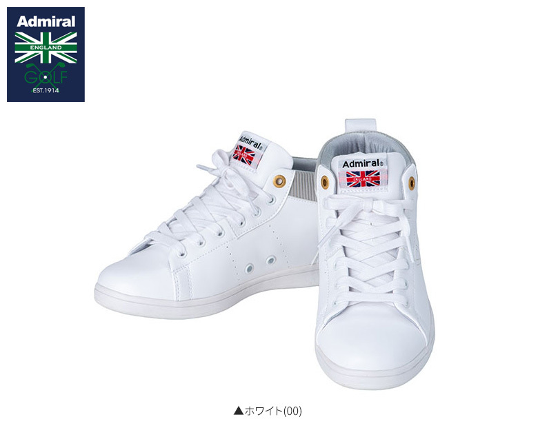激安単価で 送料無料 ホワイトadmiral Marham Mid アトミックゴルフ 通販 Paypayモール アドミラル ゴルフ Adms9f30 マーハム ミッド ゴルフシューズ 即納通販 Vanderschooten Com