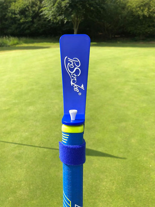 左右兼用」プロストローク ゴルフ Pro Stroke パター 練習器具 ブルー