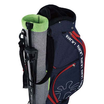 【新品未使用】レザックス スタンド付きキャディバッグ ネイビー ゴルフバッグ LEZAX（レザックス） 「送料無料」レザックス ゴルフ L.N.JAYA LNCC