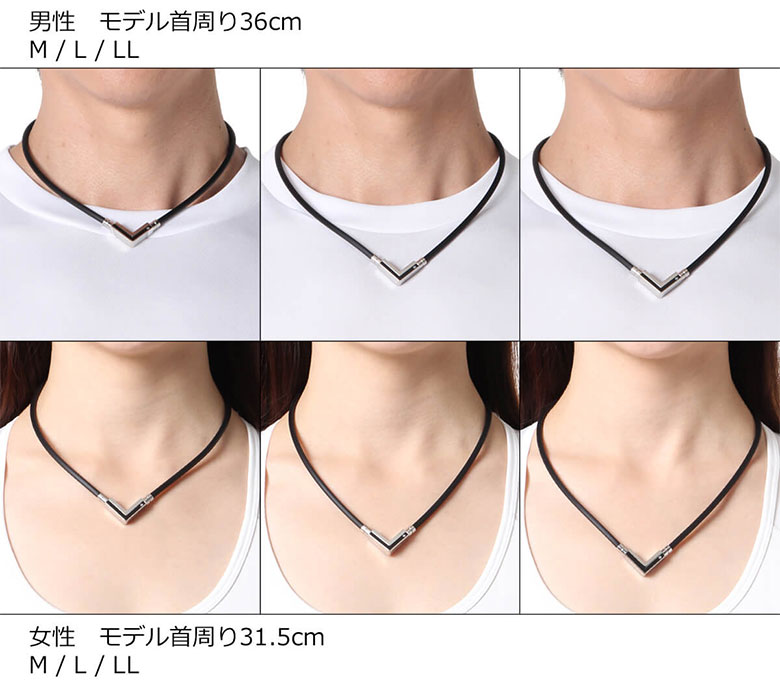 Colantotte 幾何学的ネックレス ブラック ColanTotte コラントッテ SPORTS PRO マグチタン 磁気