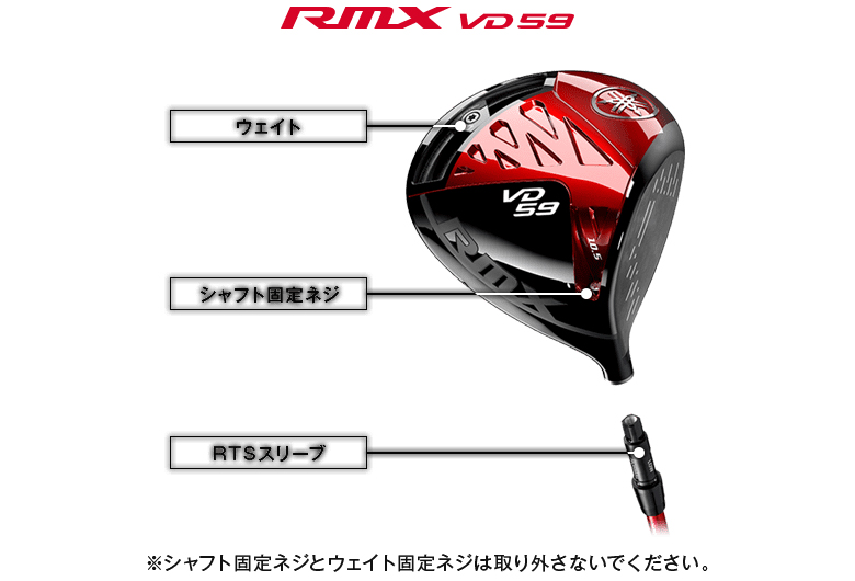 ヤマハ RMX RMX VD59 ドライバー SPEEDER NX50 シャフト：SPEEDER NX50