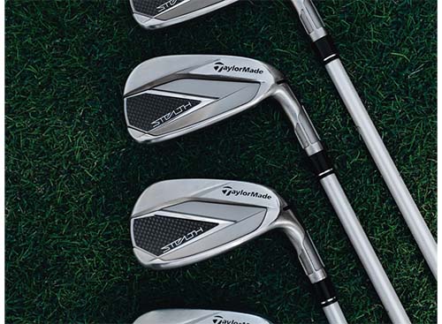 「レディース」テーラーメイド ゴルフ ステルス アイアンセット 5本組(7-P,S) テンセイ レッド TM40(22) カーボンシャフト  TaylorMade Stealth TENSEI RED