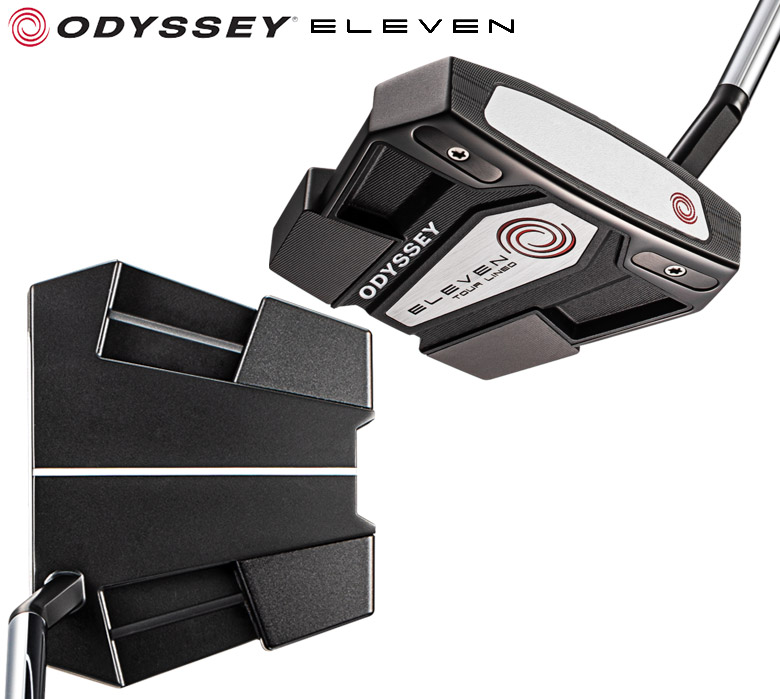 「レディース」オデッセイ ゴルフ イレブン S ツアーライン ショートスラント パター STROKE LABシャフト ODYSSEY ELEVEN  TOUR LINED