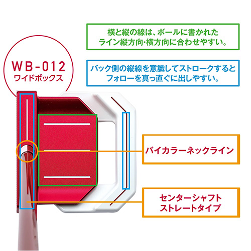 10日限定！最大5,000円引きクーポン！」キャスコ レッド 9/9 ホワイトバック WB-012 パター Red9/9 専用オリジナルシャフト  Kasco white back : 2210-pmiw : テレ東アトミックゴルフヤフー店 - 通販 - Yahoo!ショッピング