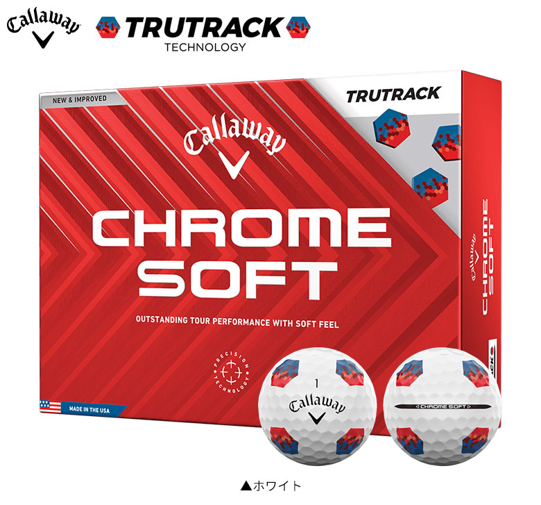 Callaway - Callaway　クロムソフトX　トリプルトラック　ゴルフボール　２ダース 楽天市場】Callaway キャロウェイ日本正規品 CHROME SOFT TRIPLE