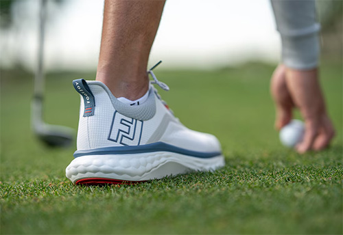 FJ ゴルフシューズ ホワイト FootJoy（フットジョイ） クオンタム LACED 56989 スパイクレス ゴルフ